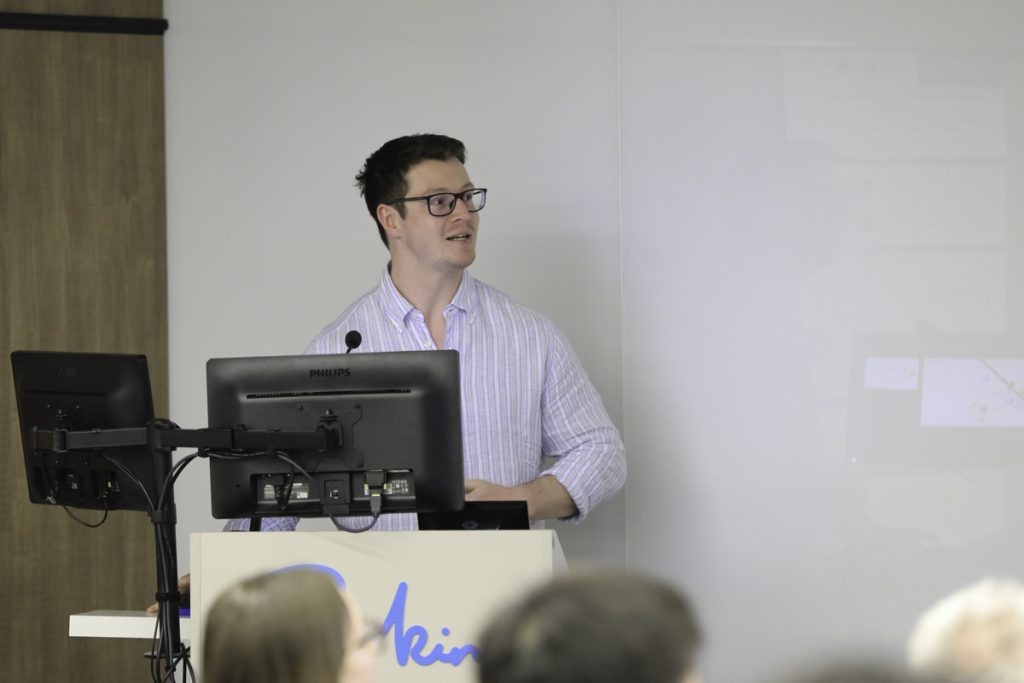 Alistair Nash presenting